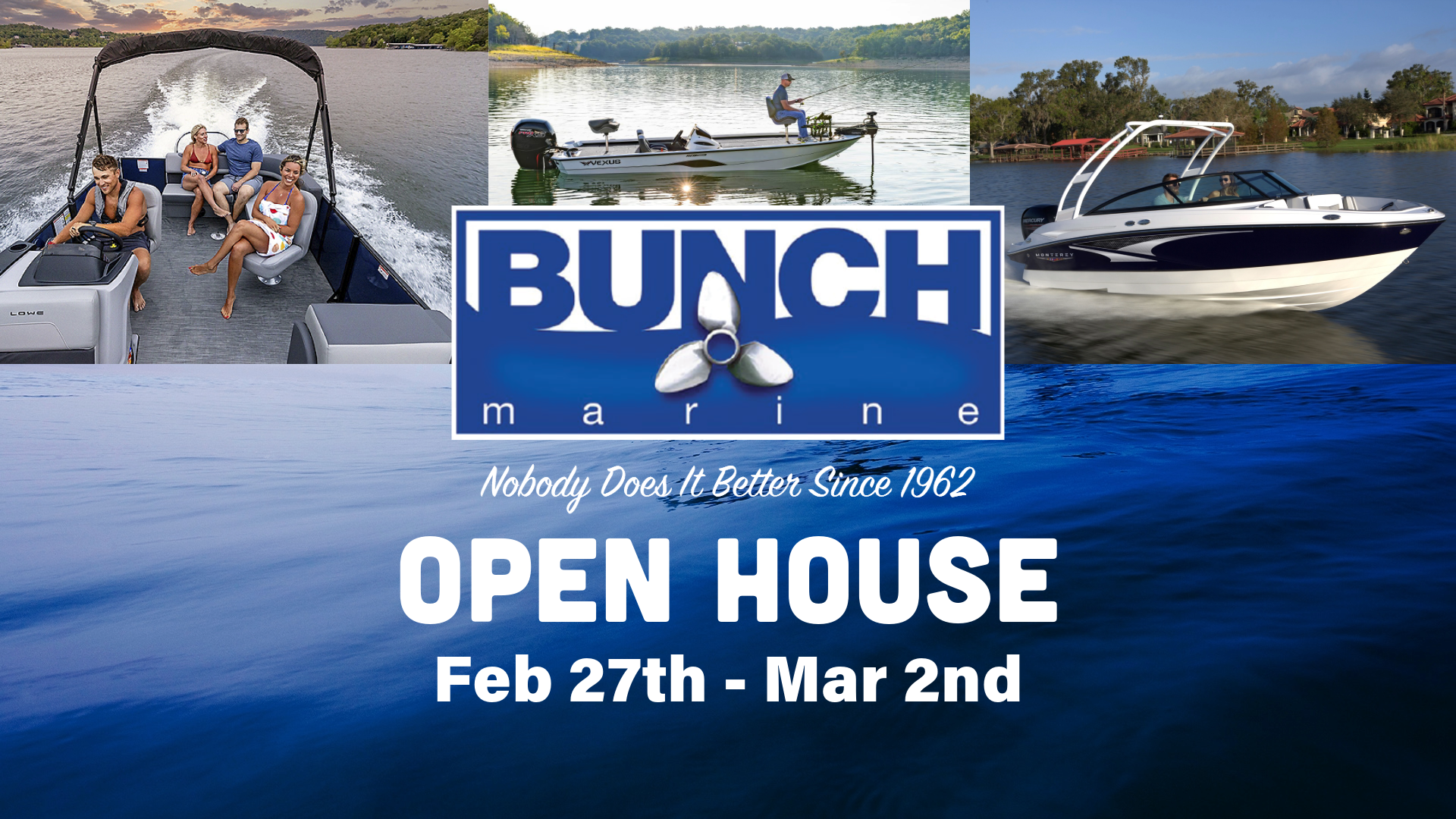 Bunch Marine Open House Graphic